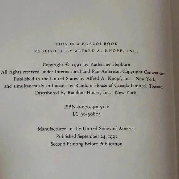 Katherine Hepburn book - Picture 10 of 10